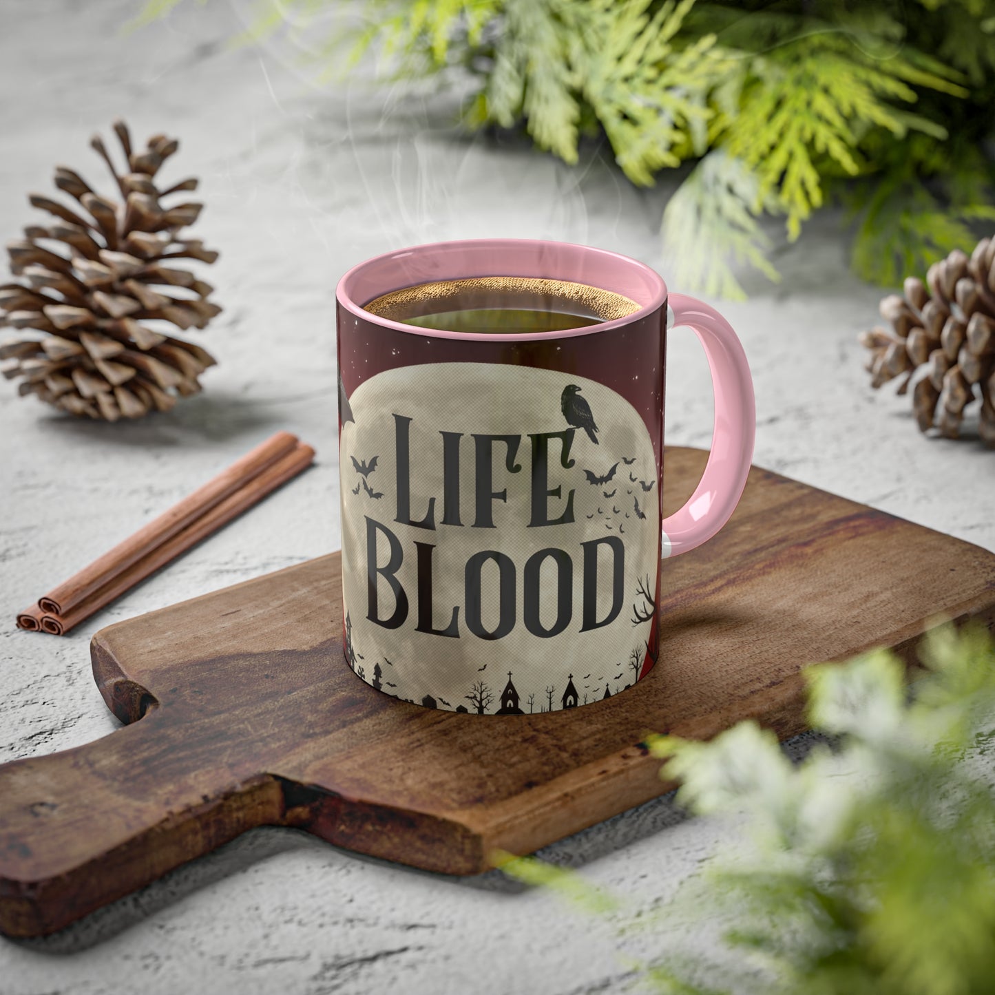 Life Blood Plague Doctor Design | Coffee Mug 11oz