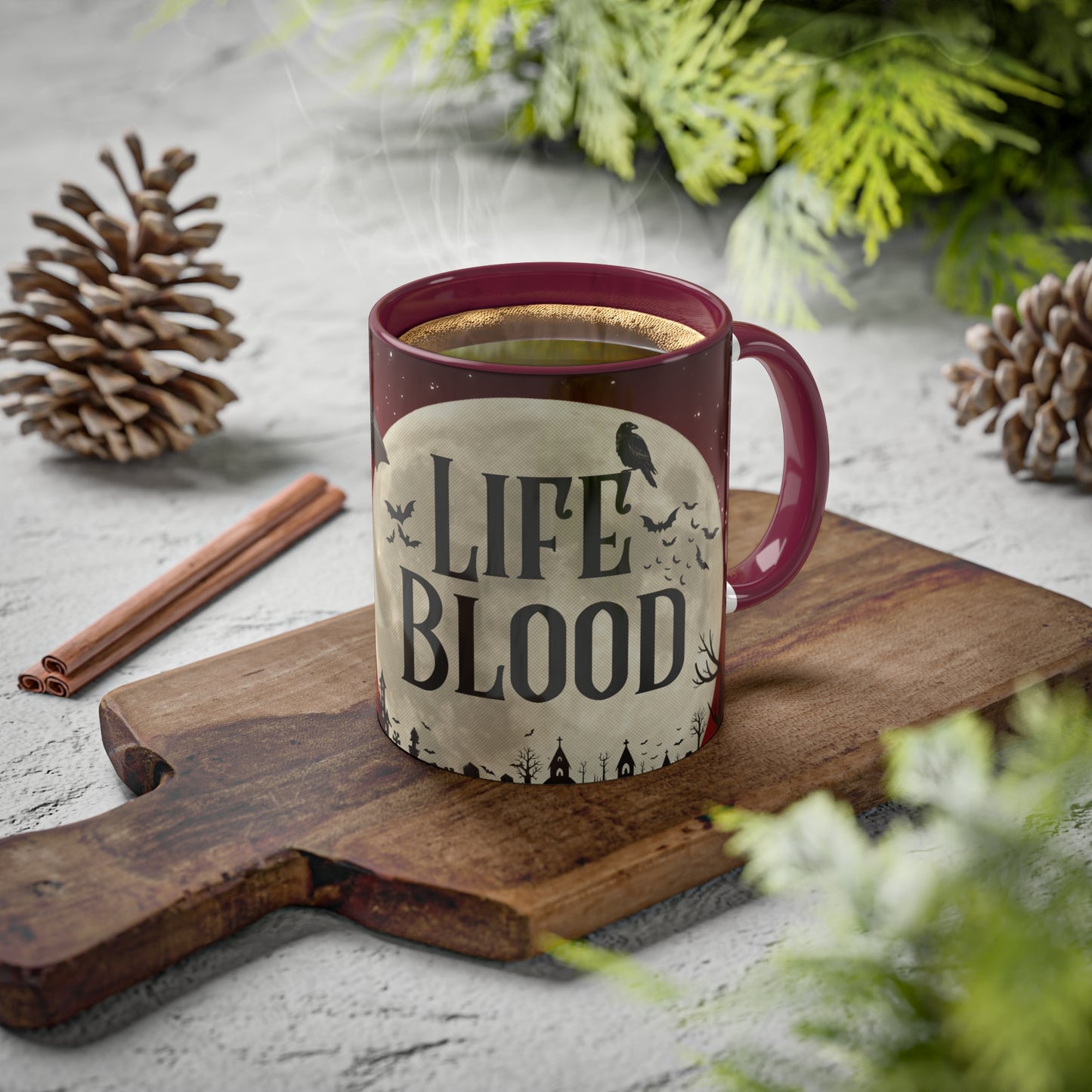 Life Blood Plague Doctor Design | Coffee Mug 11oz