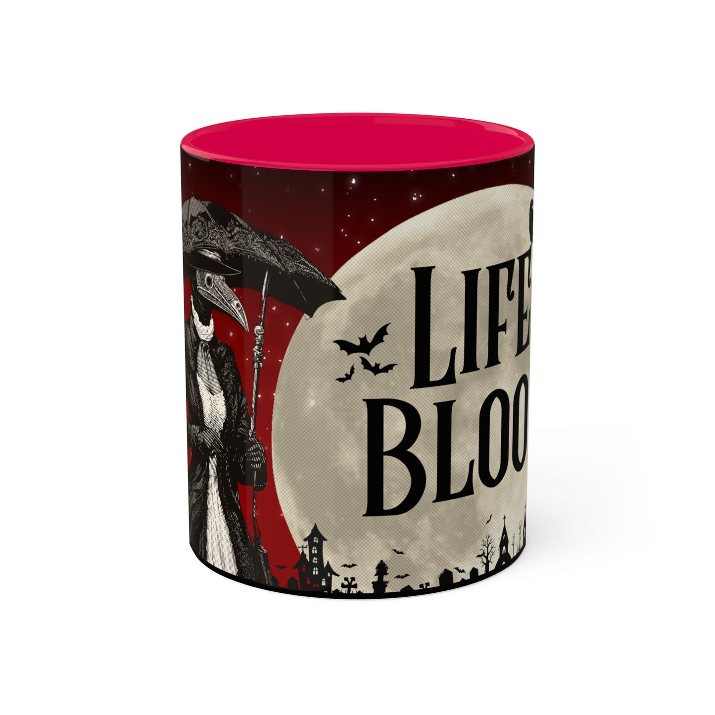 Life Blood Plague Doctor Design | Coffee Mug 11oz