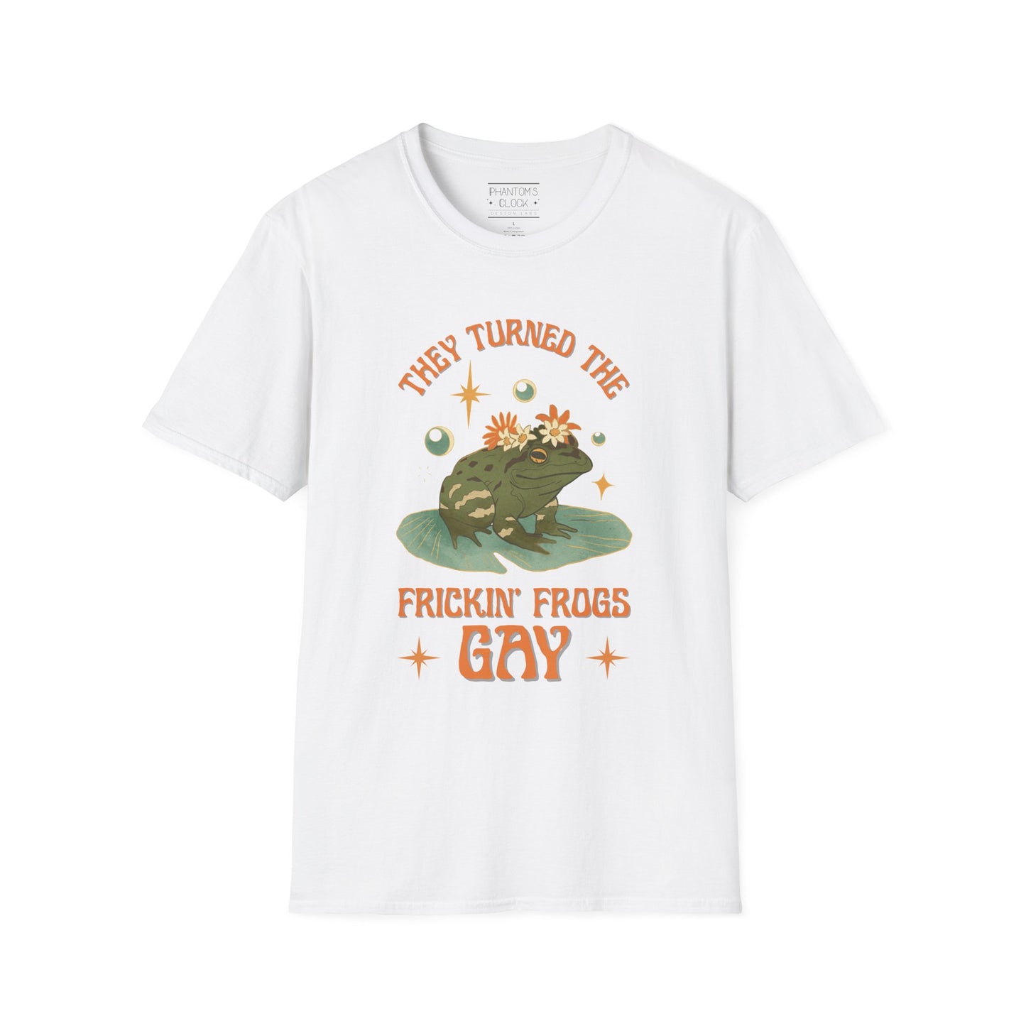 They Turned The Frickin' Frogs Gay | Unisex Softstyle Tee