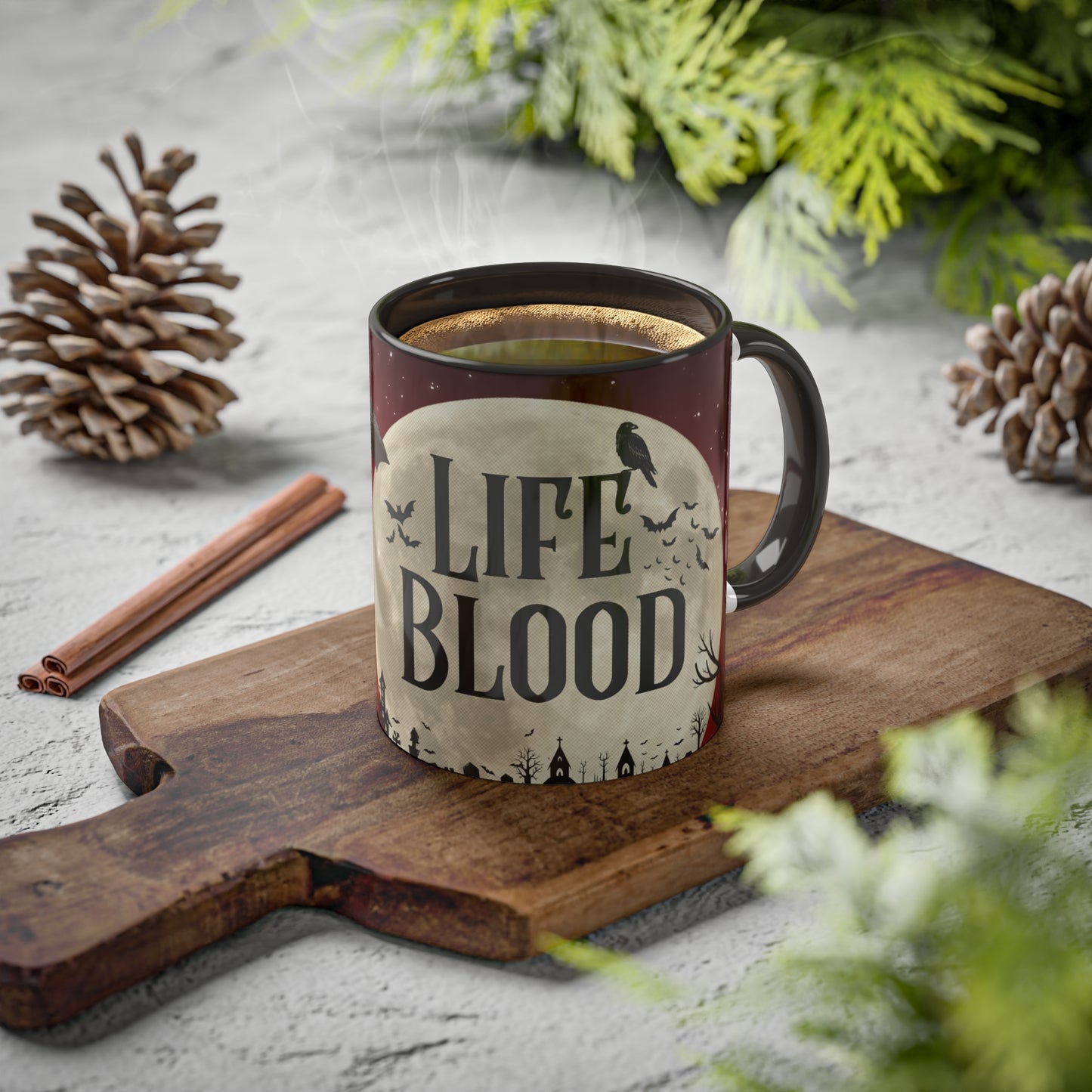 Life Blood Plague Doctor Design | Coffee Mug 11oz