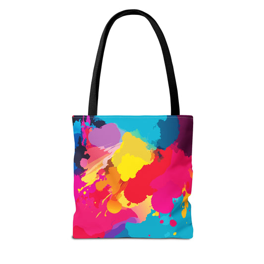 Canvas Tote - "Feral" Paint Splatter Design