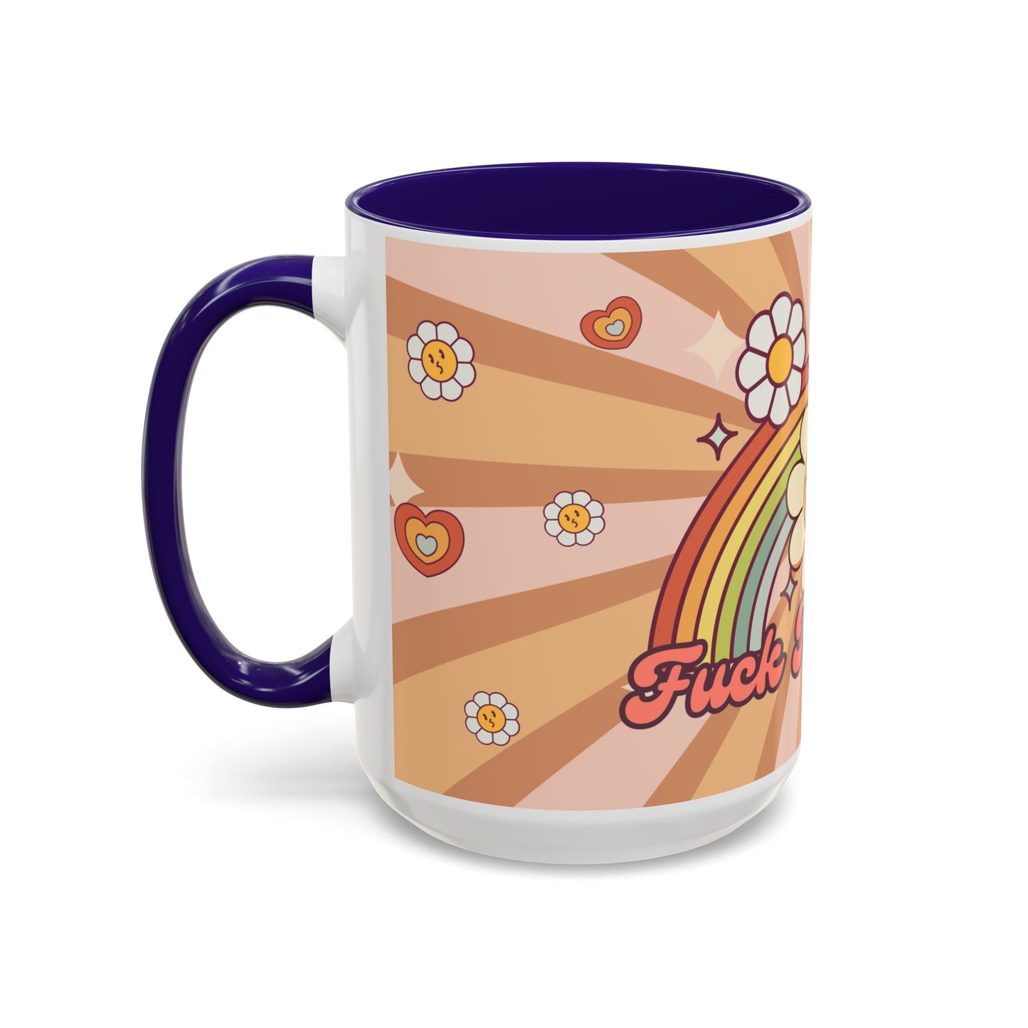 F*ck Trump Retro Rainbow Mug (11oz, 15oz)