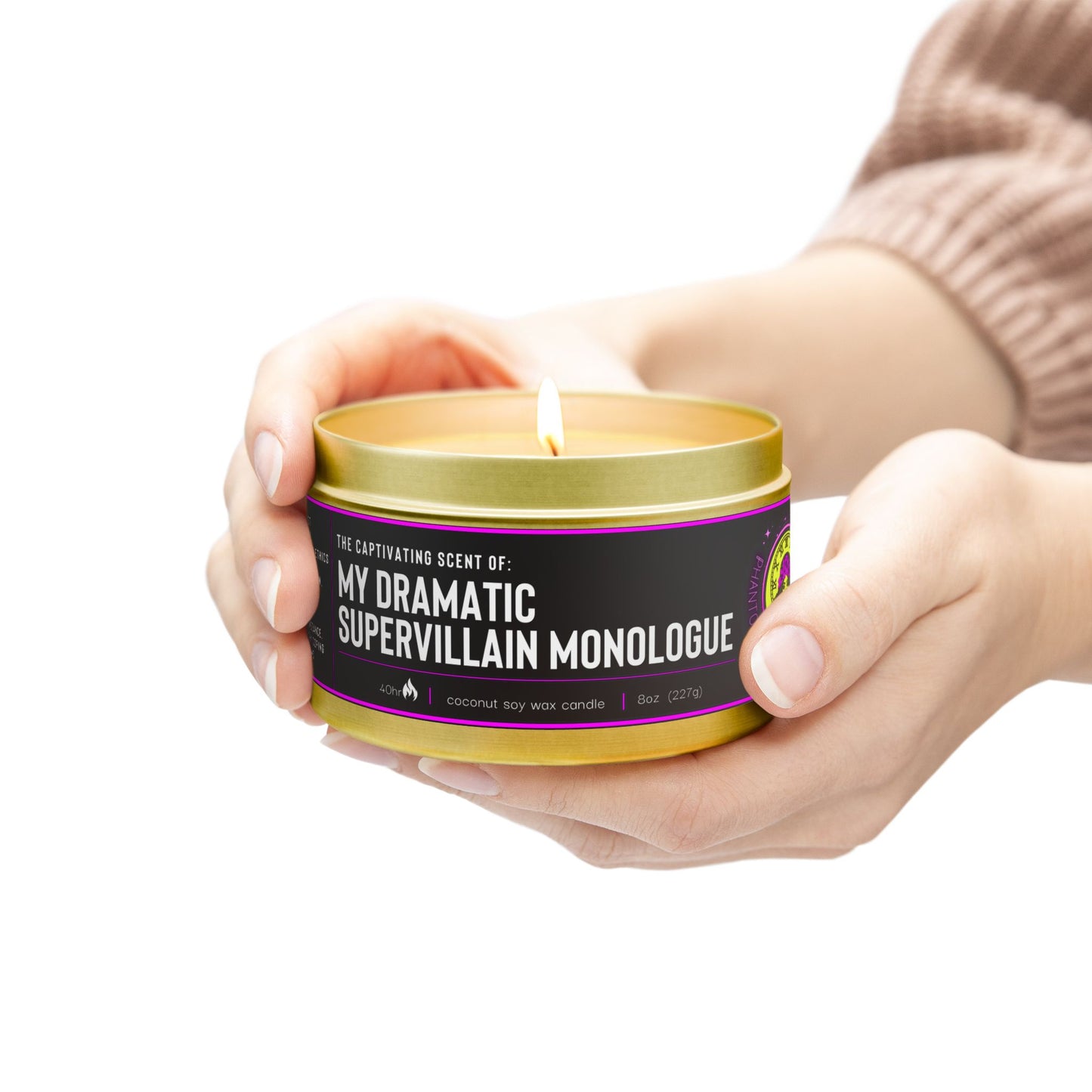 Your Fictional Crush's Dark Past | Aromatherapy Tin Candles